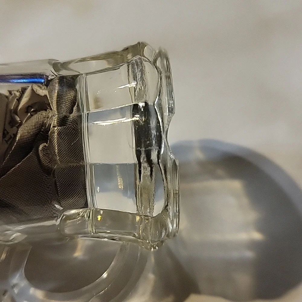 1 Vtg 40s Miniature Anchor Hocking Child's Glass Mug Toothpick Holder Shot Glass